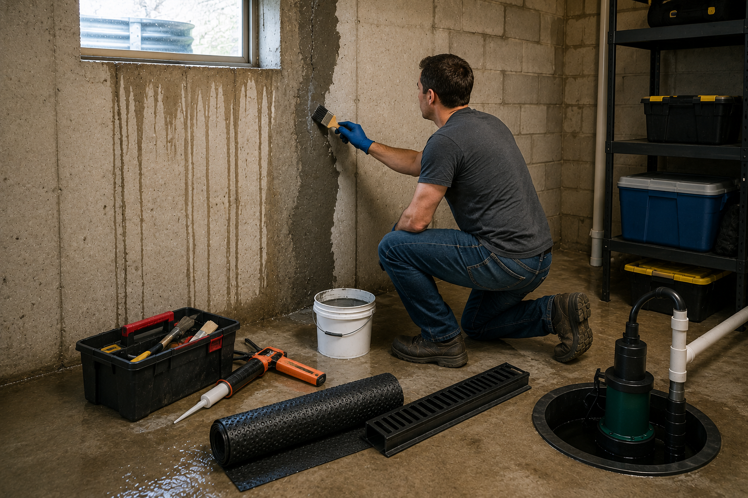 Can I Waterproof My Basement Myself? Can I Waterproof My Basement Myself?