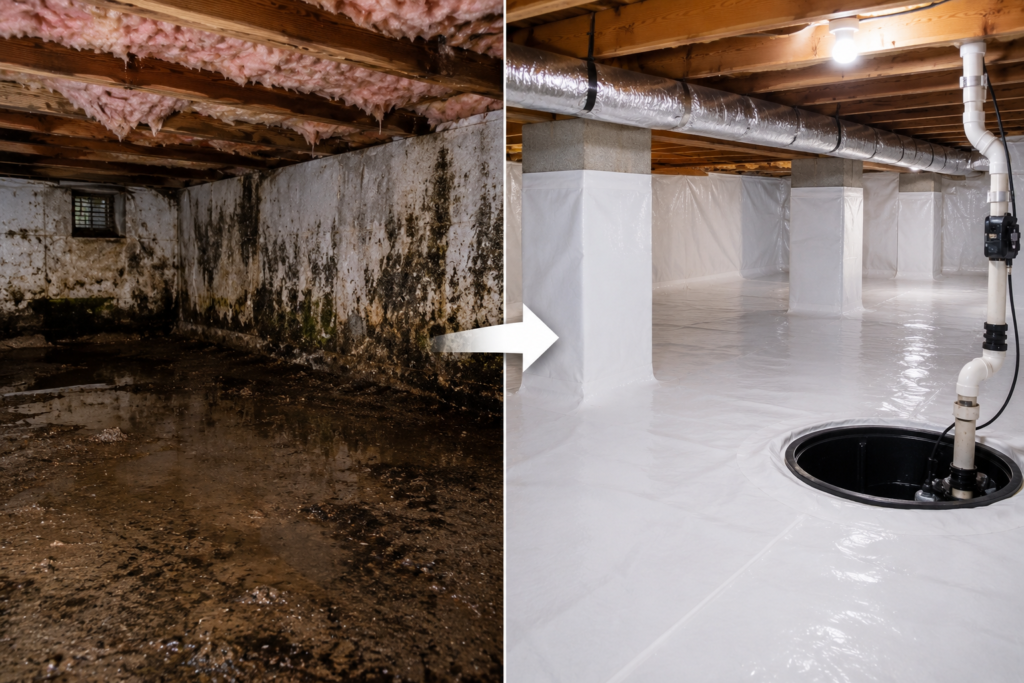 Does Crawl Space Waterproofing Prevent Mold