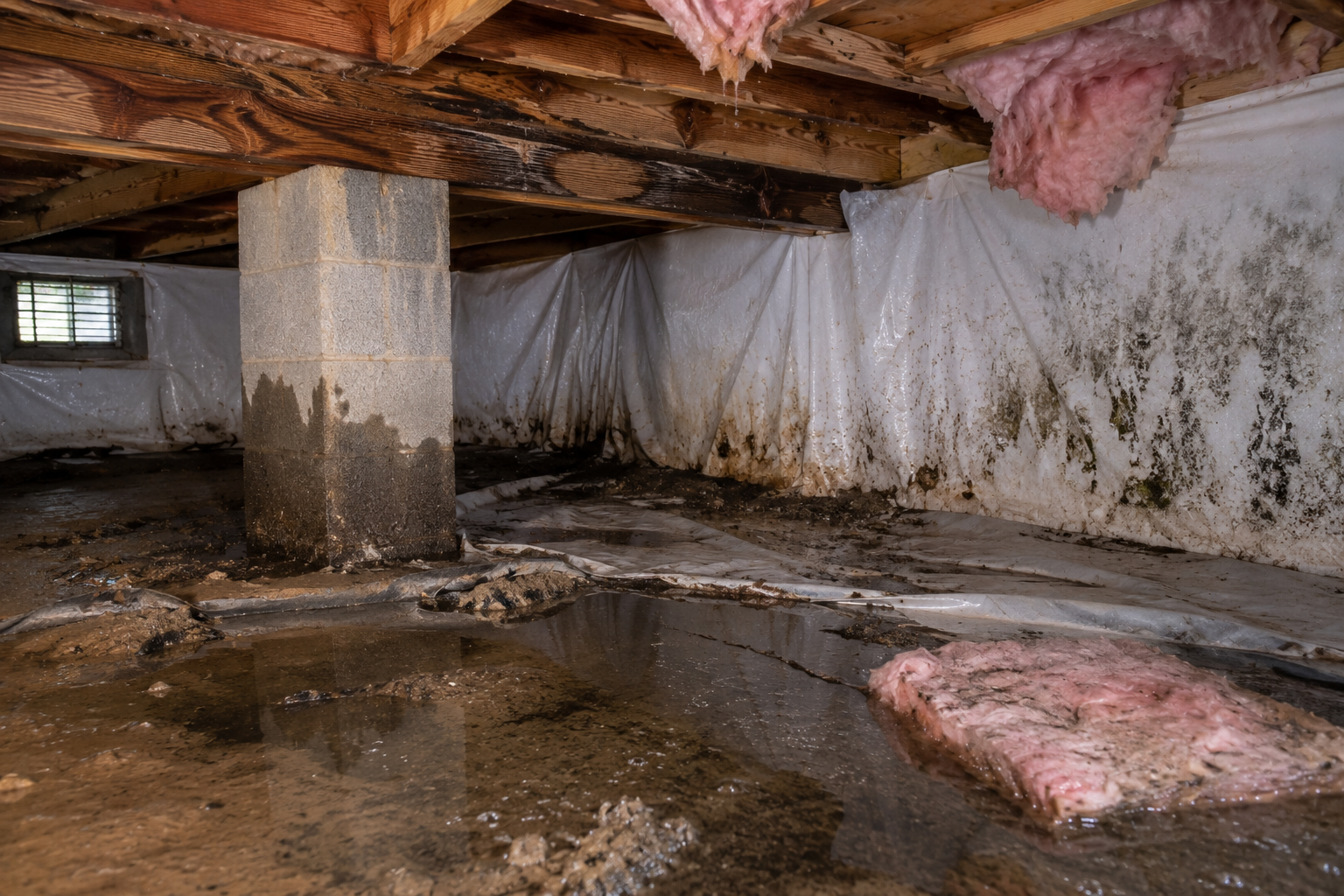 Signs Your Crawl Space Has Moisture Problems