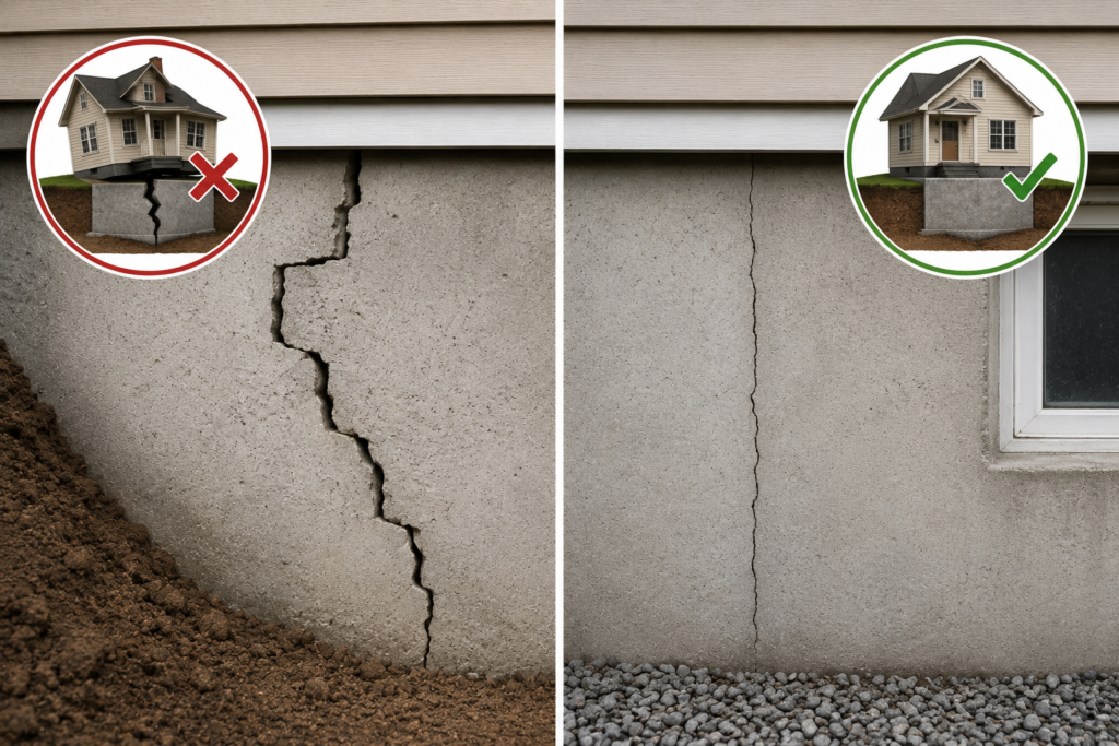 Structural vs Non-Structural Foundation Cracks Structural vs Non-Structural Foundation Cracks