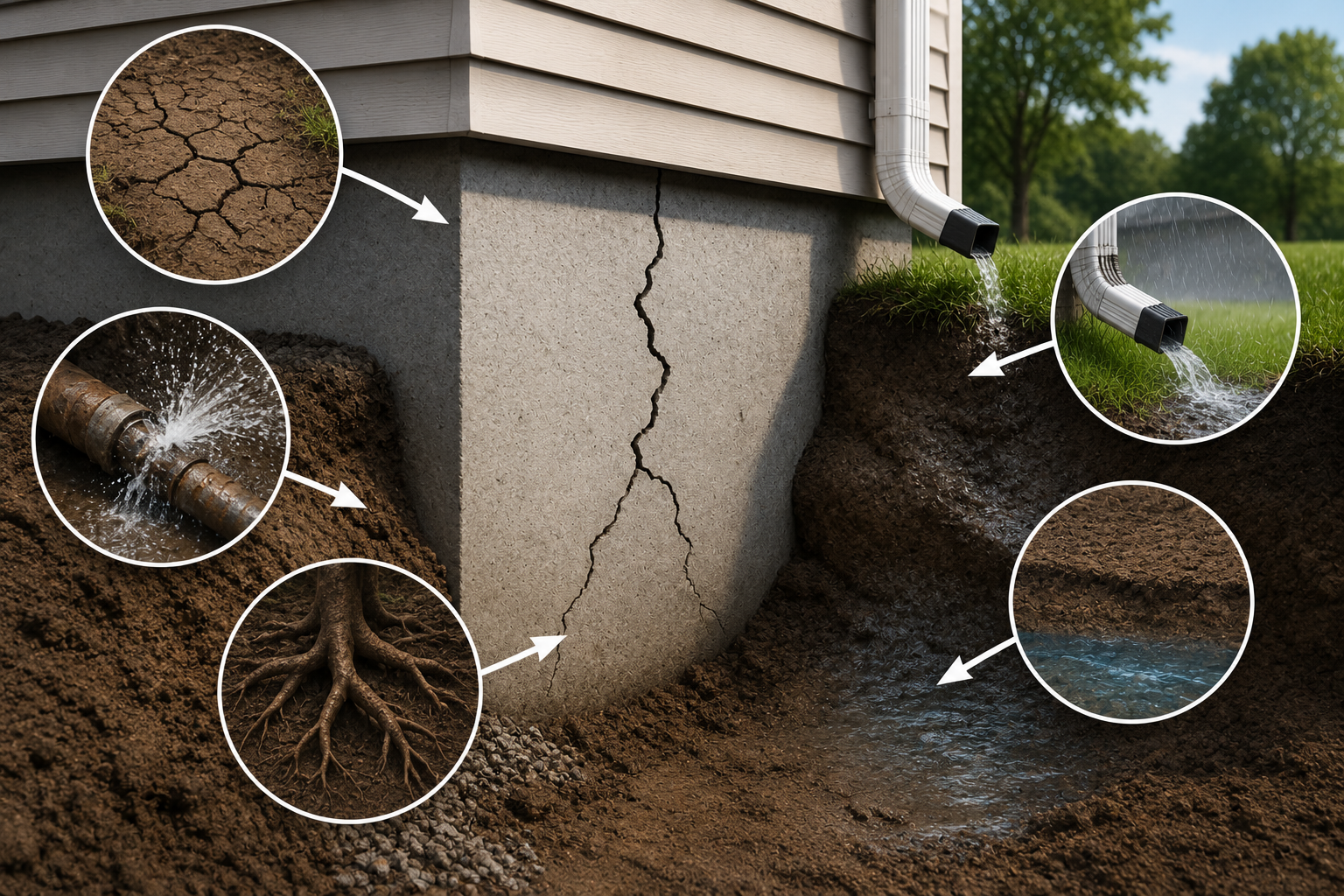 What Causes Foundation Cracks What Causes Foundation Cracks