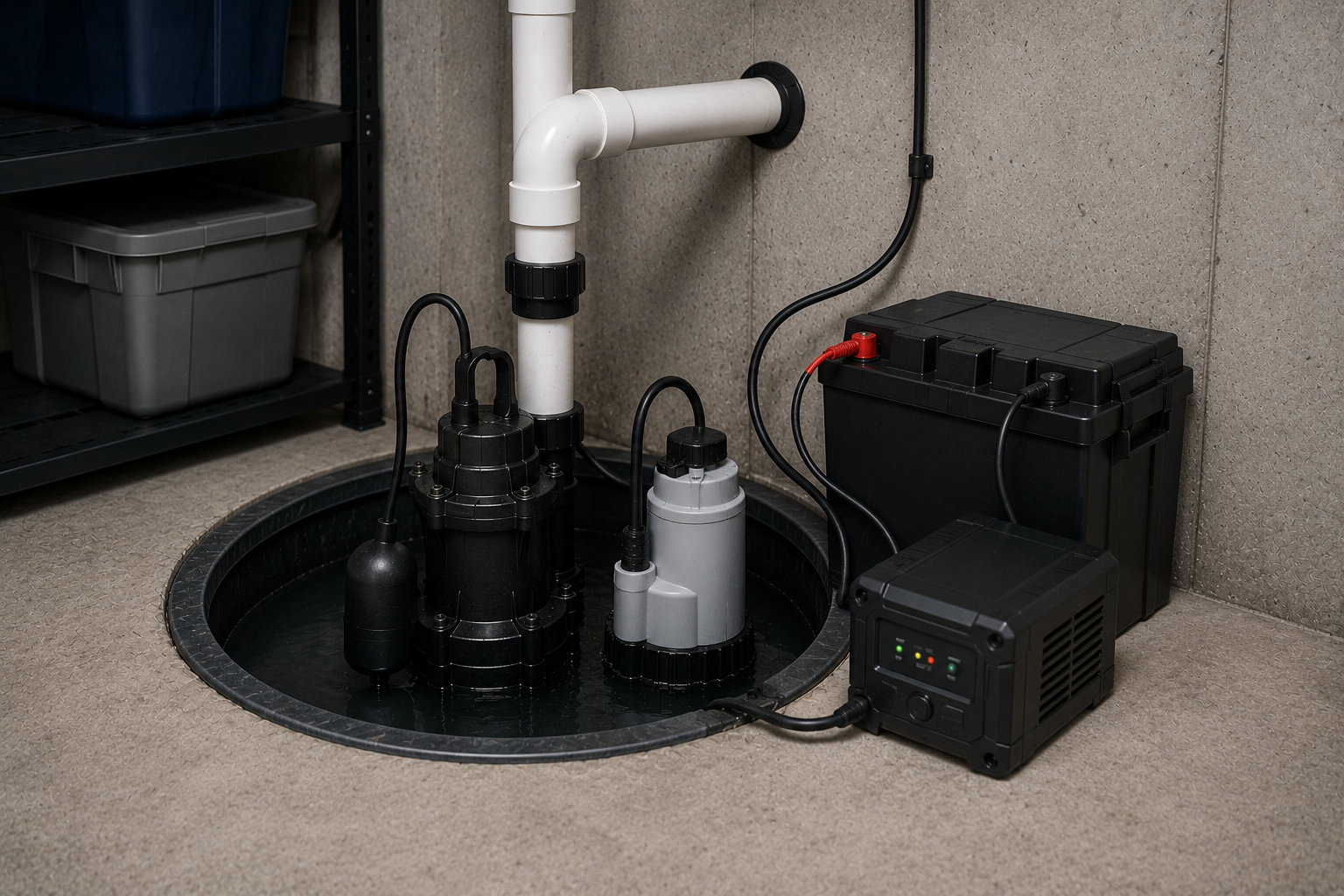 What Is a Battery Backup Sump Pump?