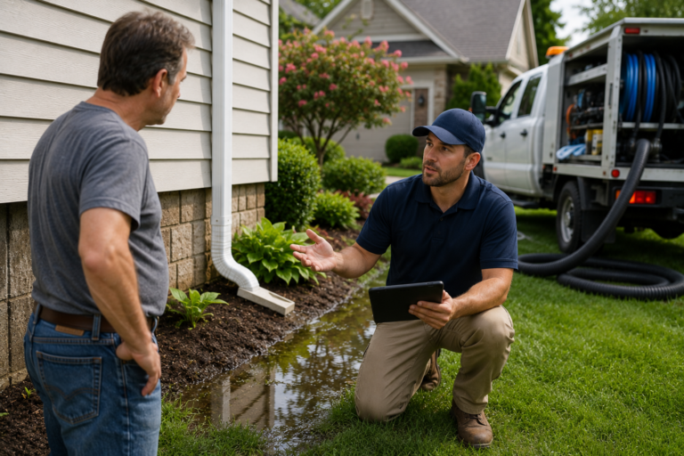 Who Should I Call for Drainage Problems?
