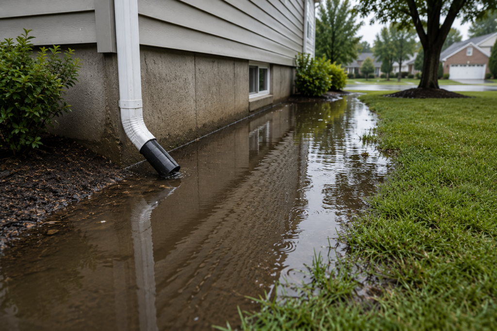 Why Does Water Collect Around My House? Why Does Water Collect Around My House?