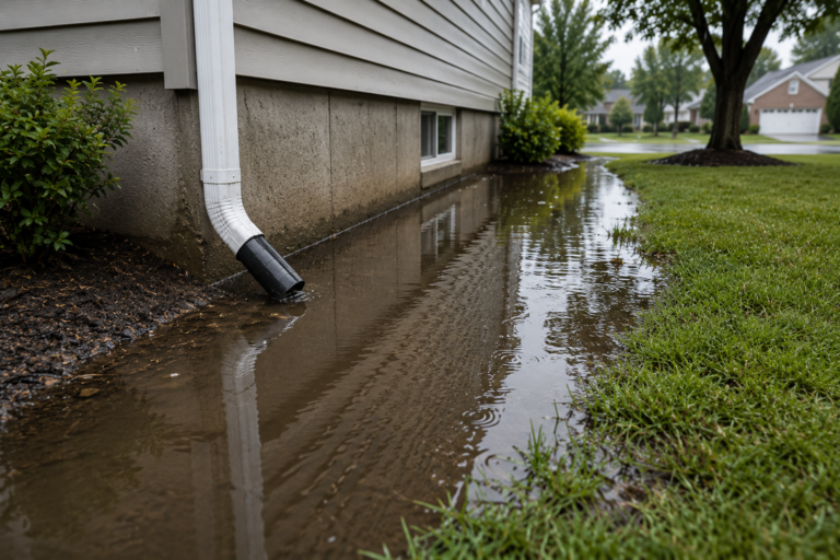 Why Does Water Collect Around My House?