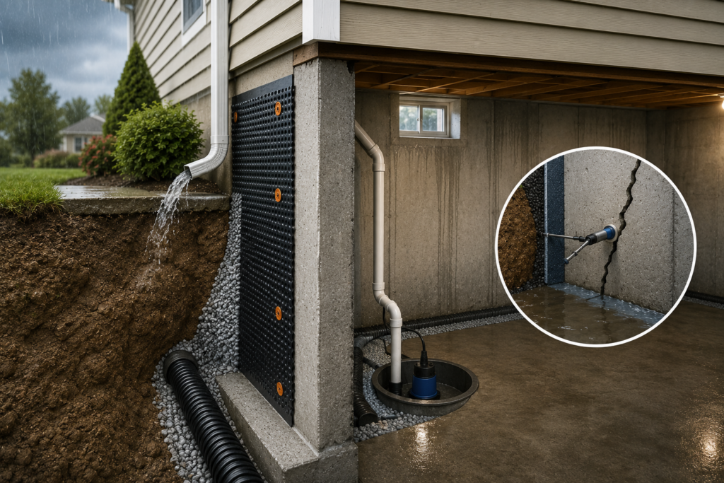 The Complete Homeowner’s Guide to Basement Waterproofing The Complete Homeowner's Guide to Basement Waterproofing