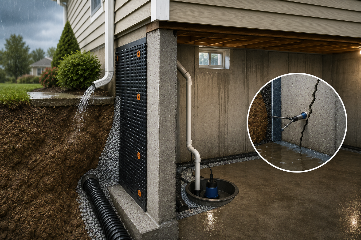 The Complete Homeowner’s Guide to Basement Waterproofing The Complete Homeowner's Guide to Basement Waterproofing