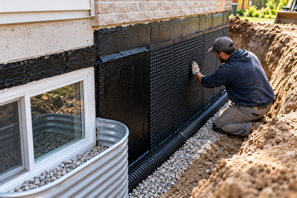 Basement Exterior Waterproofing