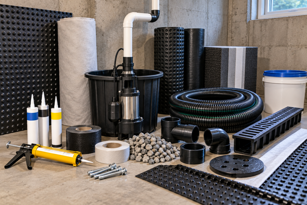 Basement Waterproofing Supplies Basement Waterproofing Supplies
