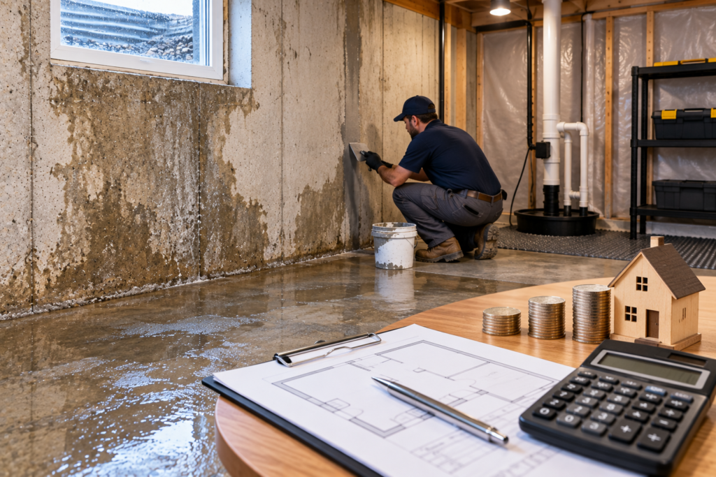Wet Basement Repair Cost